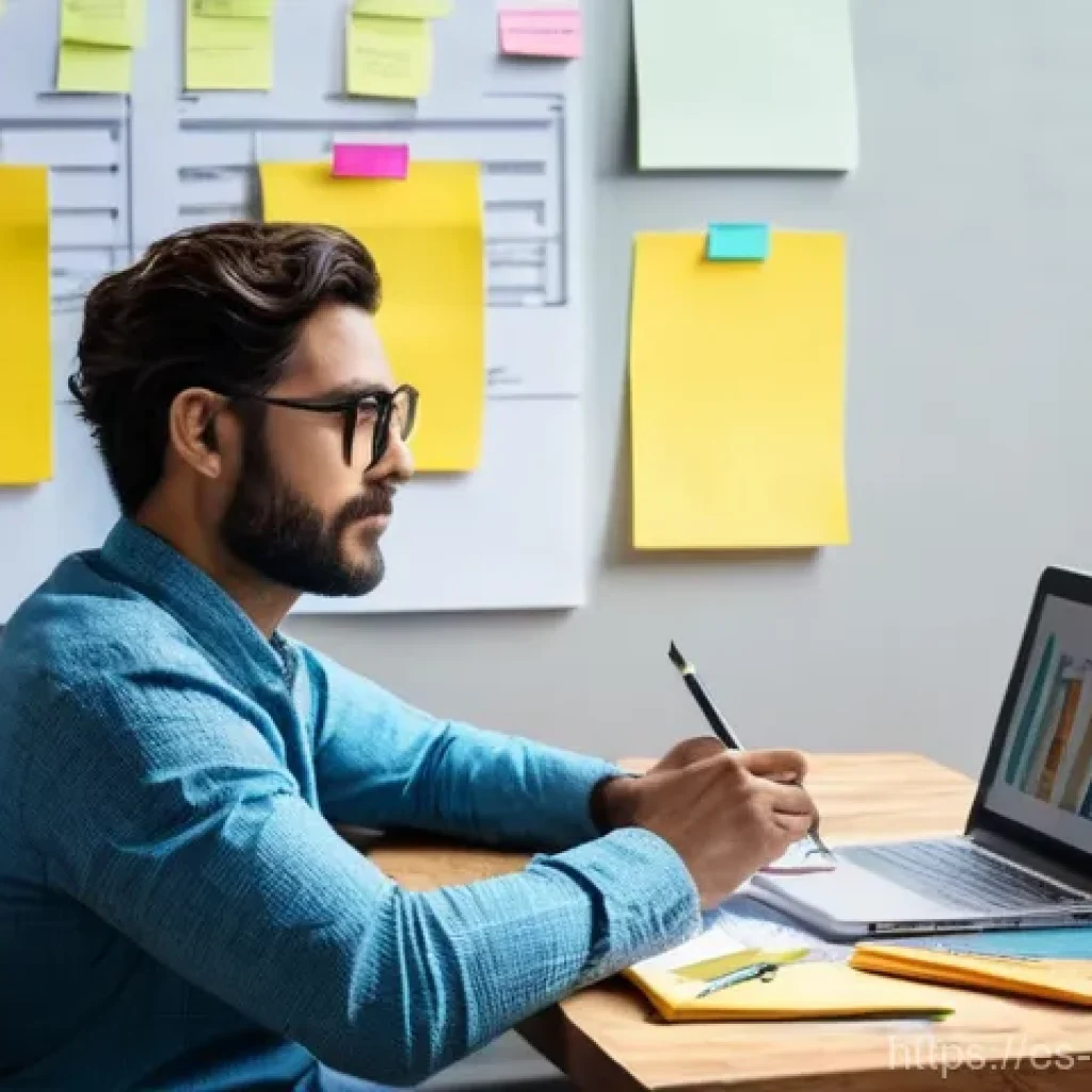 영화 제작사 창업 사례 - **Prompt: The Visionary Producer's Blueprint**
    A passionate young film producer, of Spanish desc...