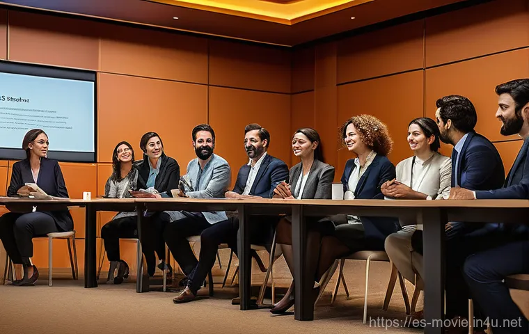 영화 제작사 창업 사례 - **Prompt: The Visionary Producer's Blueprint**
    A passionate young film producer, of Spanish desc...